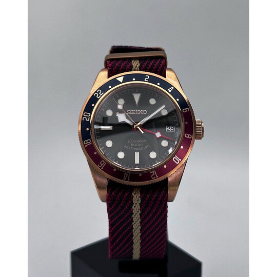 Custom Seiko Mod • Pepsi Rose Gold BB58 • 39mm